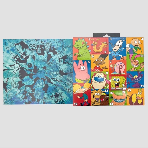 🆕 Nickelodeon Men's 15 Days of Socks Gift Set Advent Calendar - Picture 3 of 5